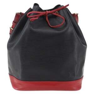 Louis Vuitton Epi Noe Bucket Bag Bicolor Black